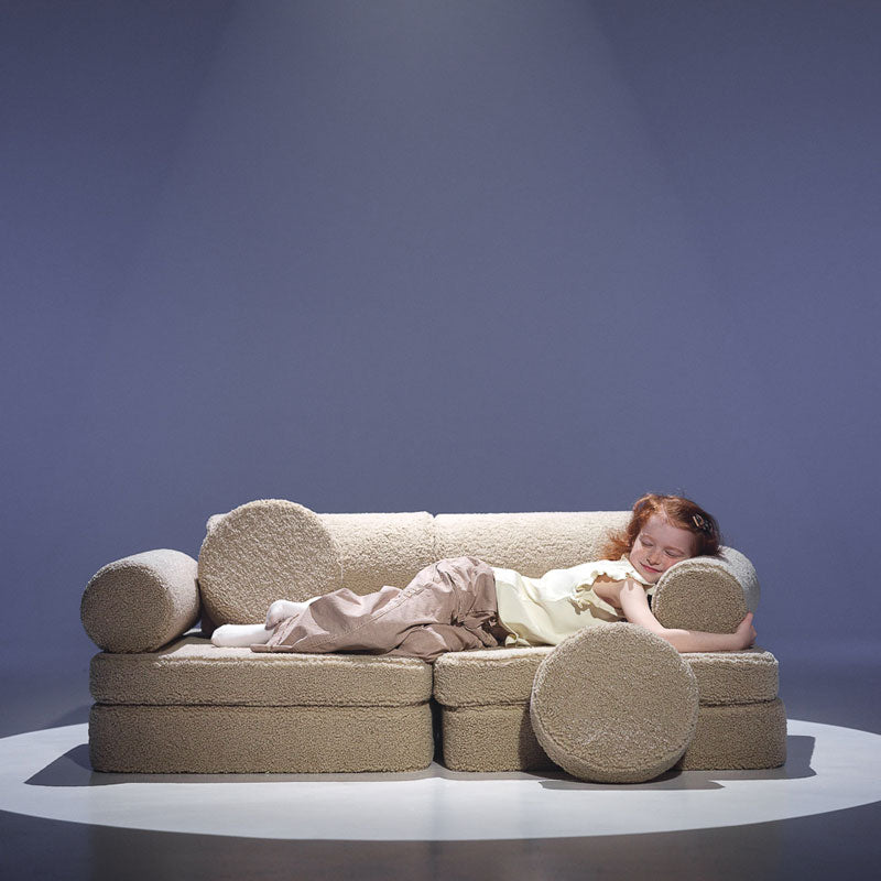 Wigiwama Kindersofa Seetee in biscuit