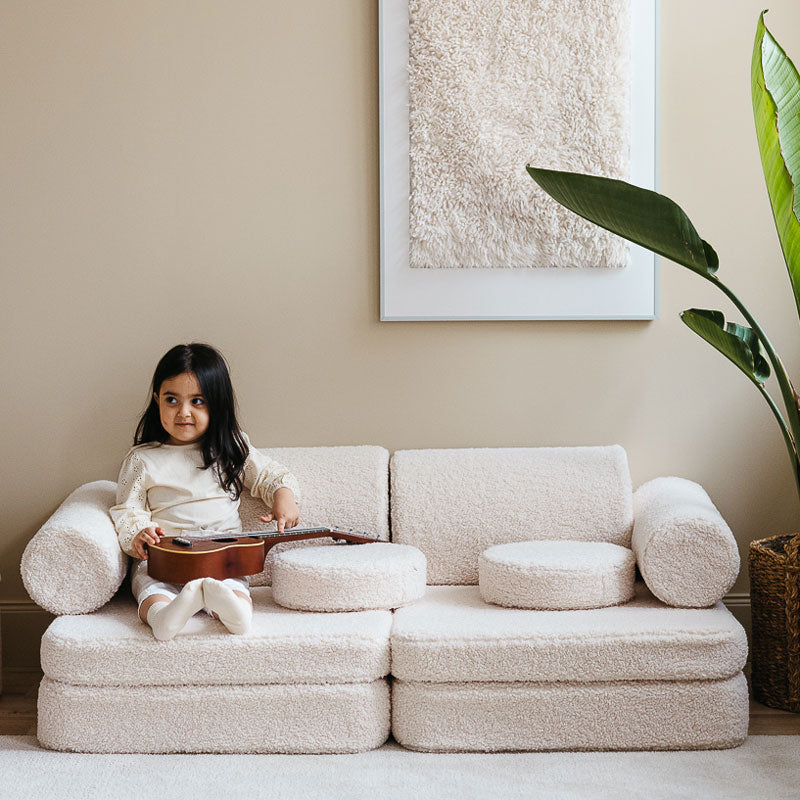 Wigiwama Kindersofa Seetee in cream white