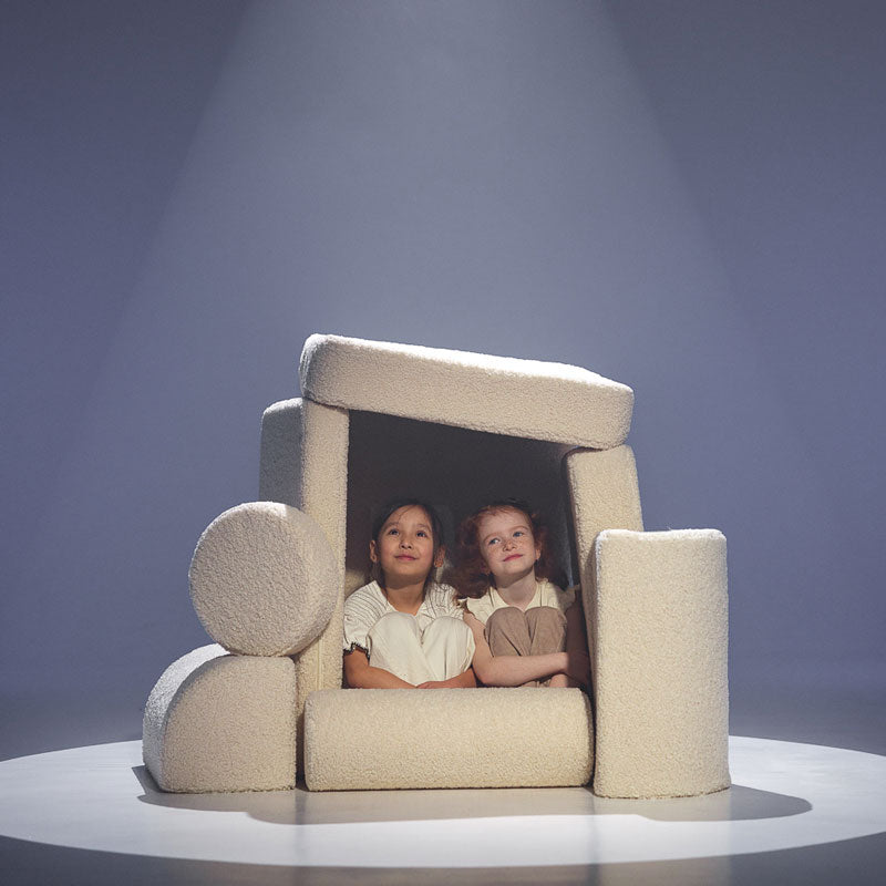 Wigiwama Kindersofa Seetee in cream white