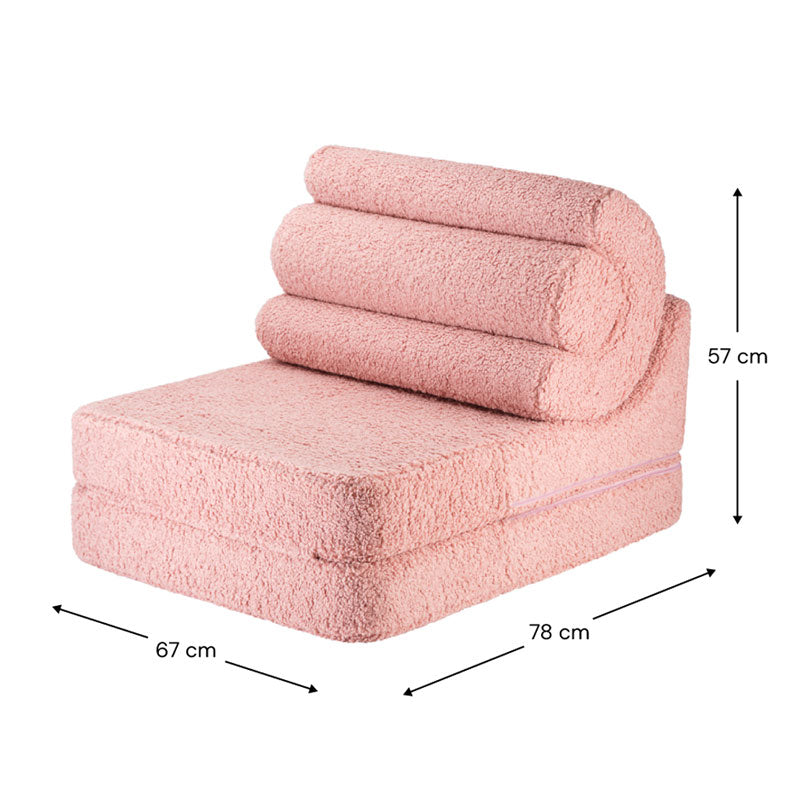 Wigiwama Teddy Flipster 'Guava' 78x67x57cm