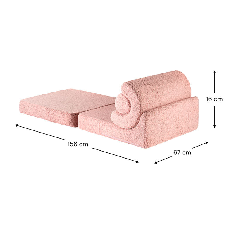 Wigiwama Teddy Flipster 'Guava' 78x67x57cm