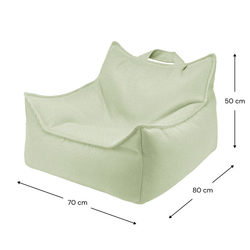 Wigiwama Outdoor Sitzsack 'Herba', 80 x 70 cm