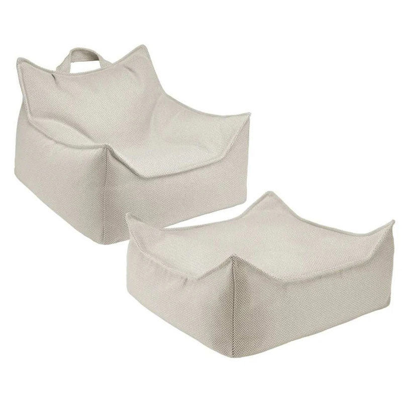 Wigiwama Outdoor Set Sitzsack und Sitzkissen/Ottoman 'Terra'