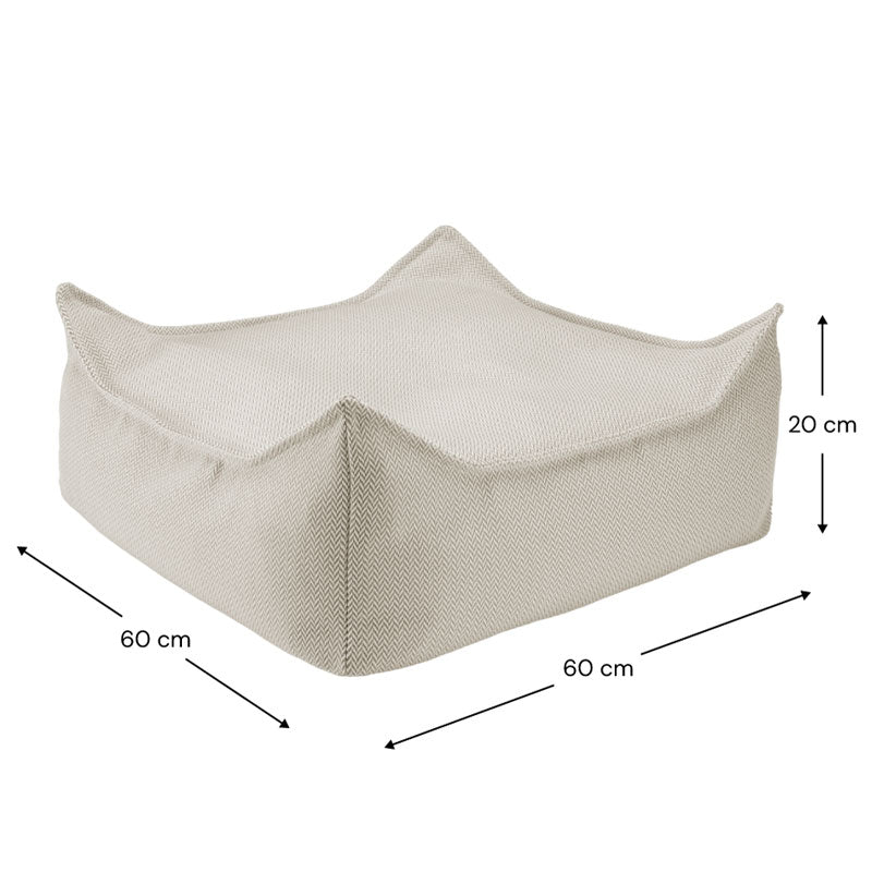 Wigiwama Outdoor Set Sitzsack und Sitzkissen/Ottoman 'Terra'