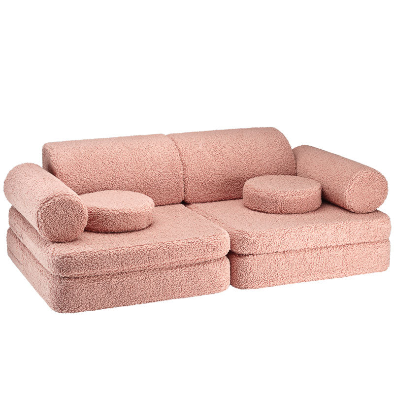 Wigiwama Kindersofa Seetee in 'Guava' 136x78x46cm