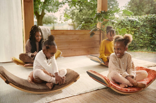 Kissenbezug für das Wobbelboard XL in senfgelb - AUSSTELLUNGSSTÜCK