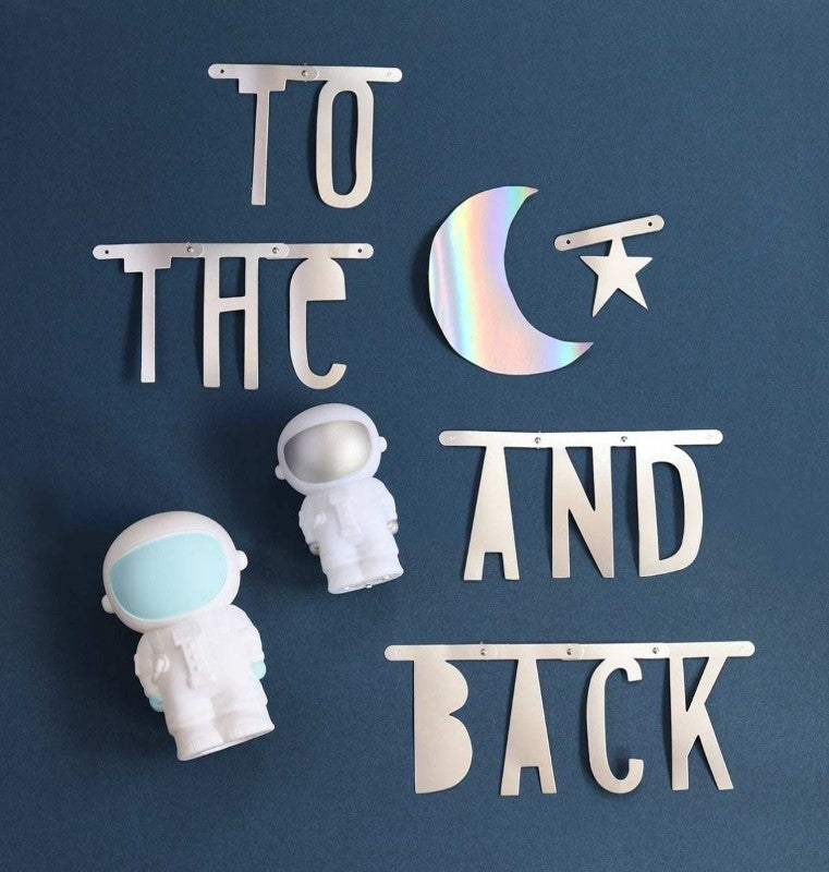 A Little Lovely Company Letter banner silber - 147 Buchstaben