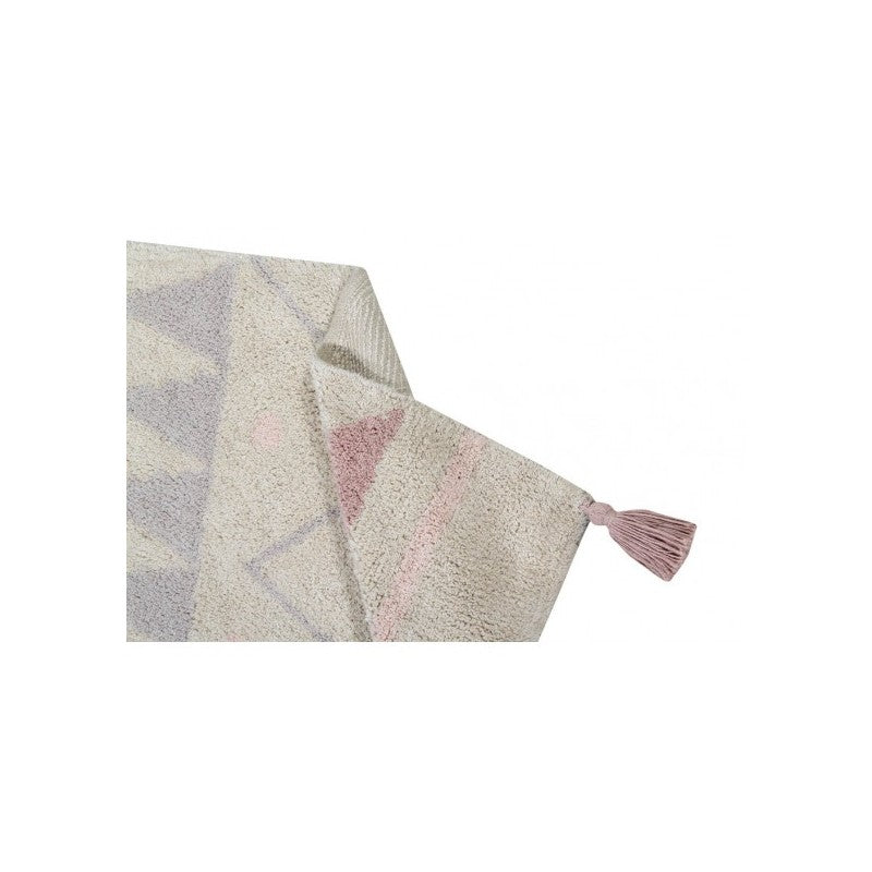 Lorena Canals waschbarer Teppich 'Azteca' in vintage nude 140x200cm