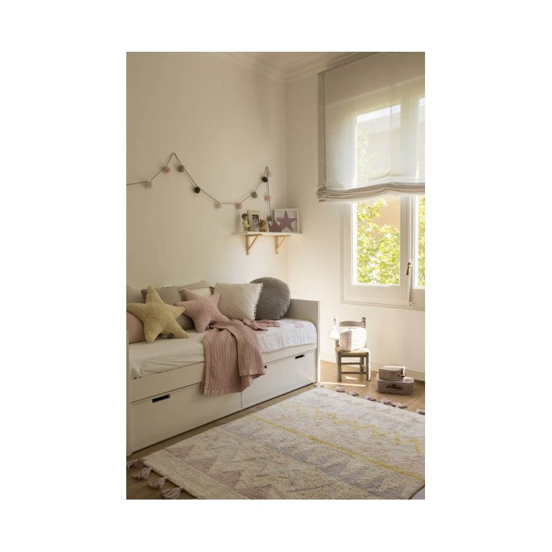 Lorena Canals waschbarer Teppich 'Azteca' in vintage nude 140x200cm