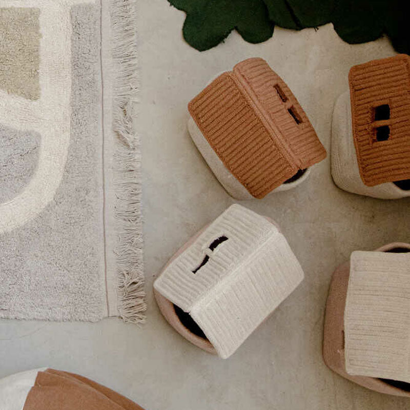 Lorena Canals Korbhaus 'Toffee' 22x22x34 cm