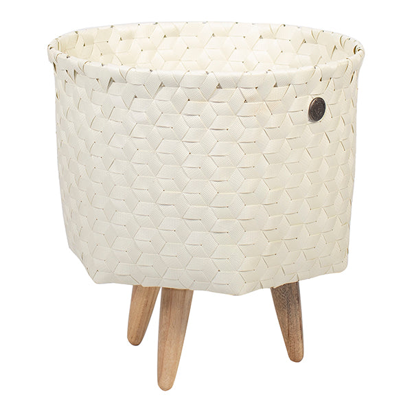 Handed By Dimensional - Aufbewahrungskorb mit Füßen 20x29x29cm in ecru