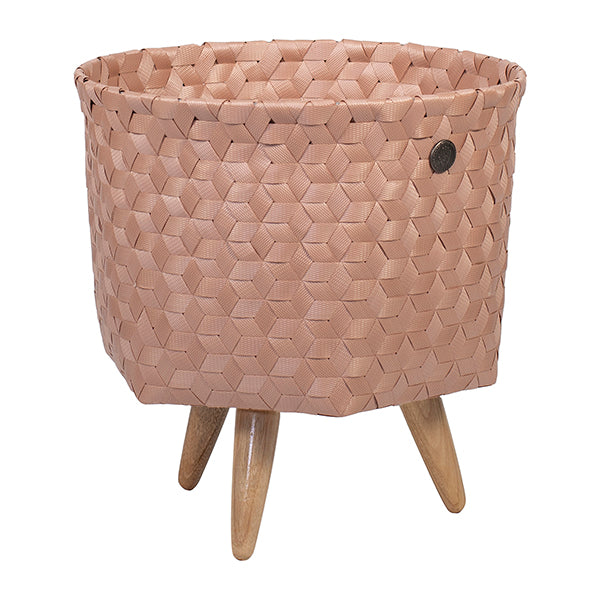 Handed By Dimensional - Aufbewahrungskorb mit Füßen 20x29x29cm in copper blush