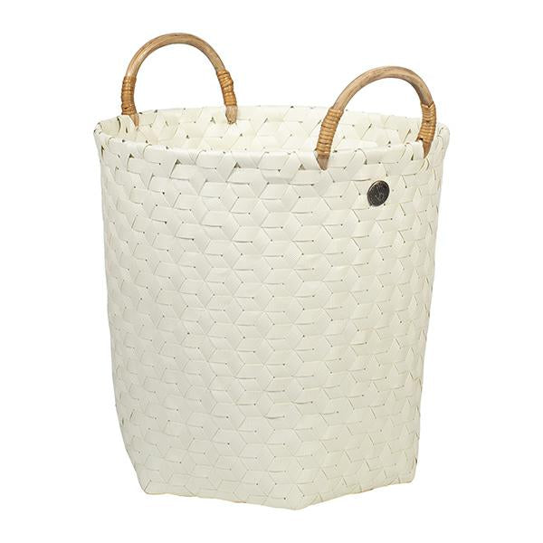 Handed By Dimensional - Aufbewahrungskorb mit Henkel 30x30x30cm in ecru - mittlere Größe