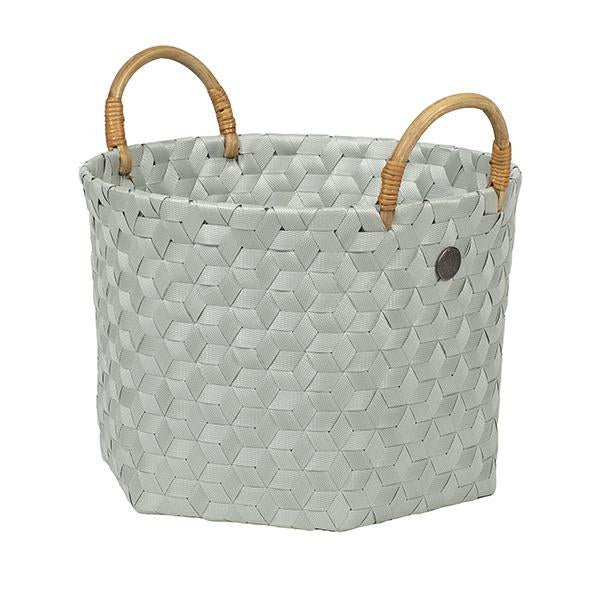 Handed By Dimensional - Aufbewahrungskorb mit Henkel 20x29x29cm in eucalyptus
