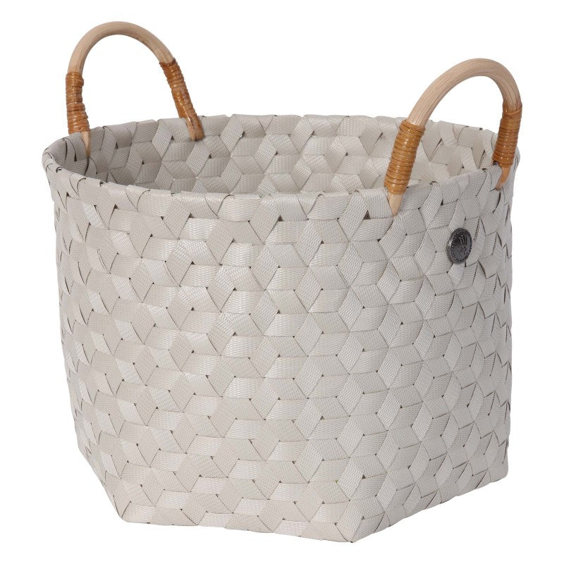 Handed By Dimensional - Aufbewahrungskorb mit Henkel 20x29x29cm in pale grey