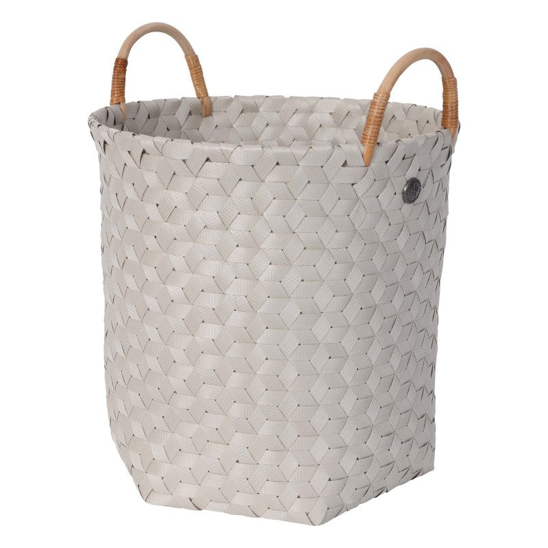 Handed By Dimensional - Aufbewahrungskorb mit Henkel 30x30x30cm in pale grey - mittlere Größe