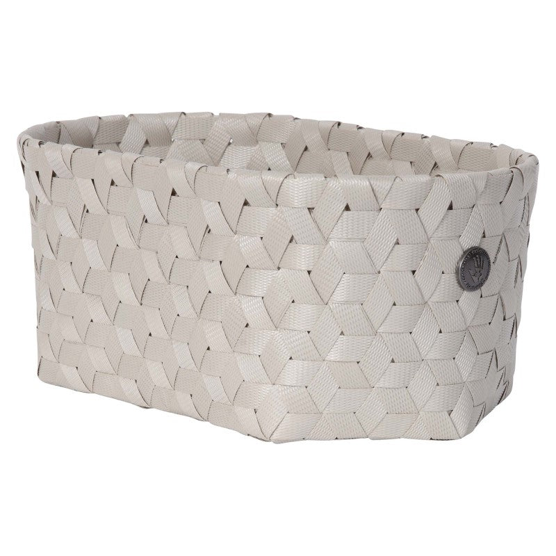 Handed By Dimensional - Aufbewahrungskorb oval 12x29x18cm in pale grey