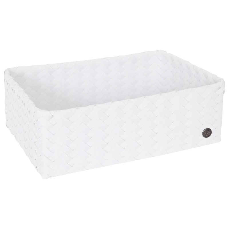 Handed By Grand - Aufbewahrungskorb 'Ideal' 13x37x24 cm in white