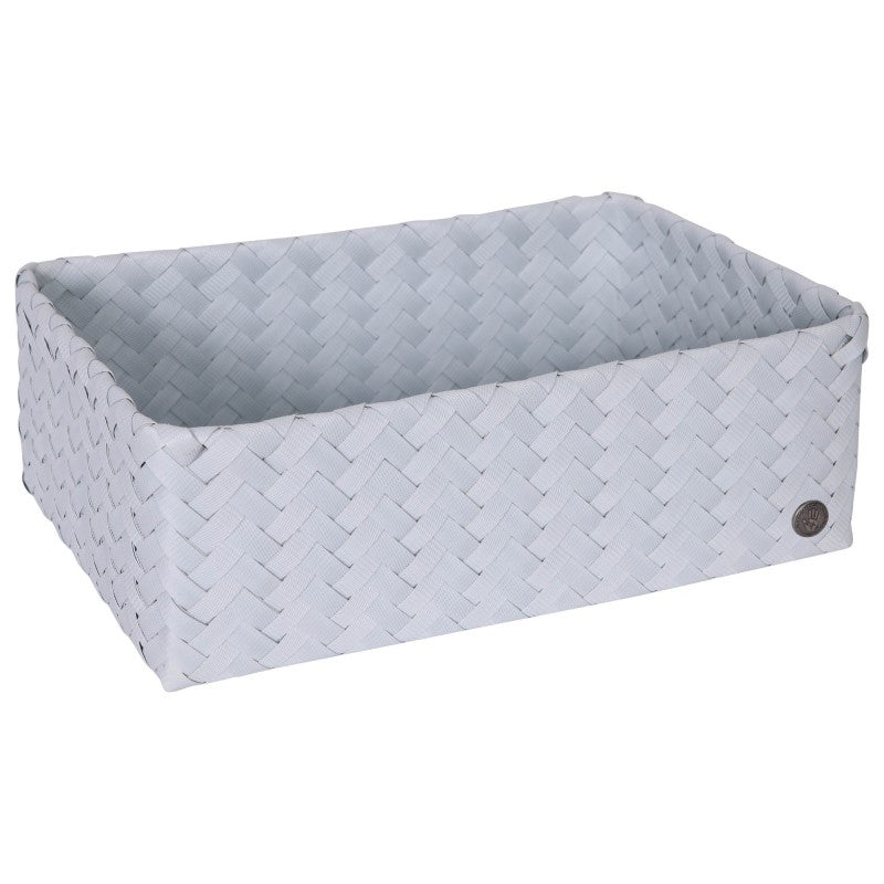 Handed By Grand - Aufbewahrungskorb 'Ideal' 13x37x24 cm in ice grey