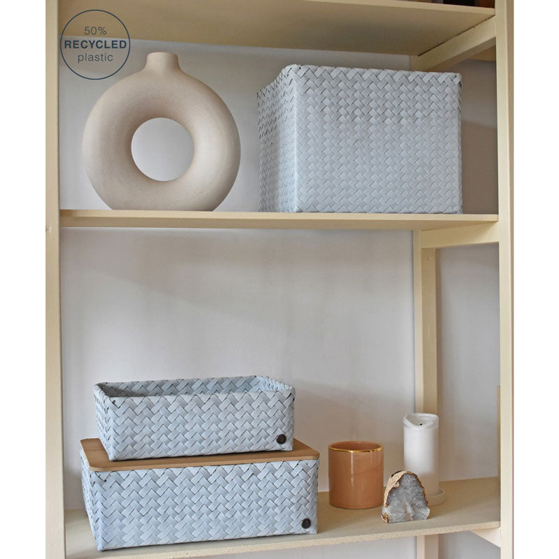 Handed By Grand - Aufbewahrungskorb 'Optimum' 17x44x31 cm in ice grey