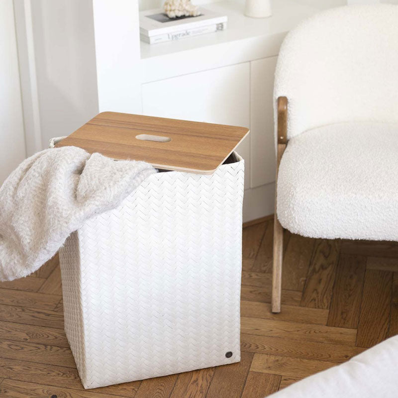 Handed By Grand - Aufbewahrungskorb 'Superb' 60x44x31 cm in white