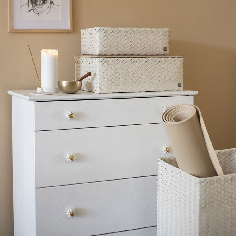 Handed By Grand - Aufbewahrungskorb 'Superb' 60x44x31 cm in white