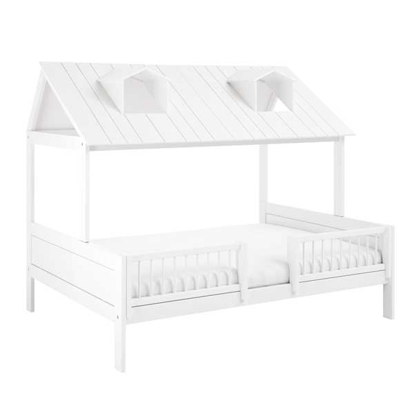 LIFETIME Beachhouse Bett 140x200cm in weiß
