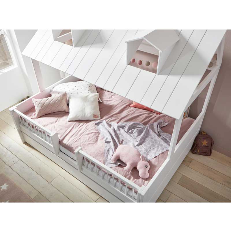 LIFETIME Beachhouse Bett 140x200cm in weiß