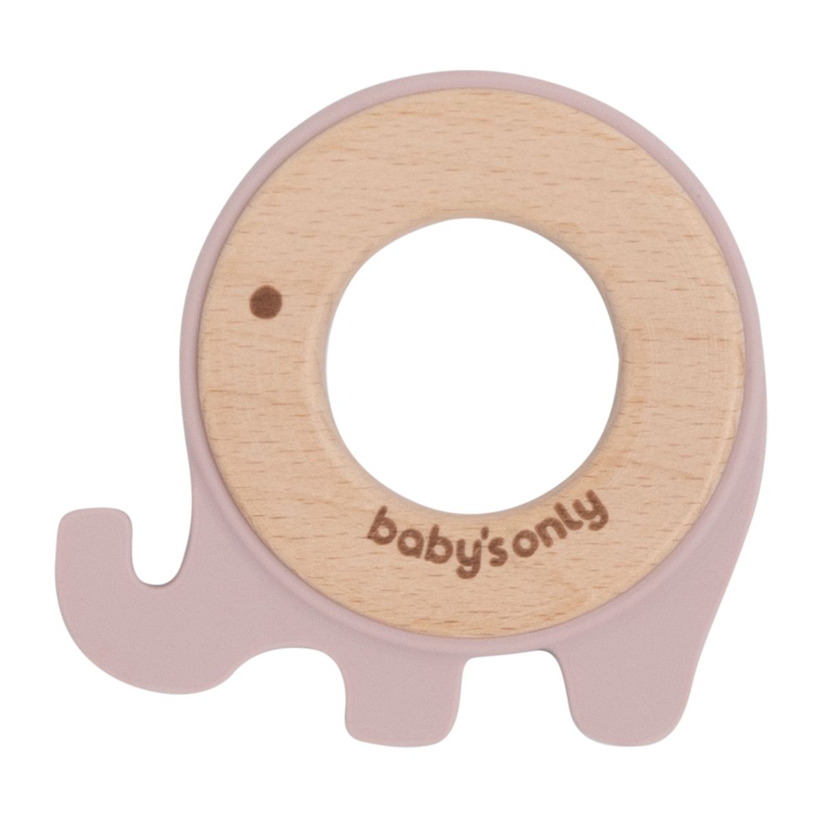 Baby's Only Beißring Elefant altrosa