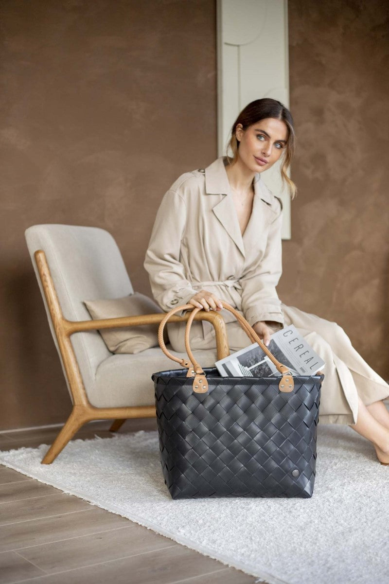 Handed By Saint-Maxime - Weekender Bag 36x43x25cm in black