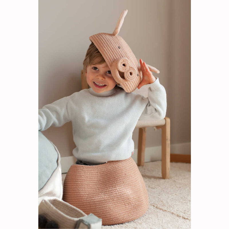 Lorena Canals Korb 'Peggy the Pig' Ø25 x 30cm