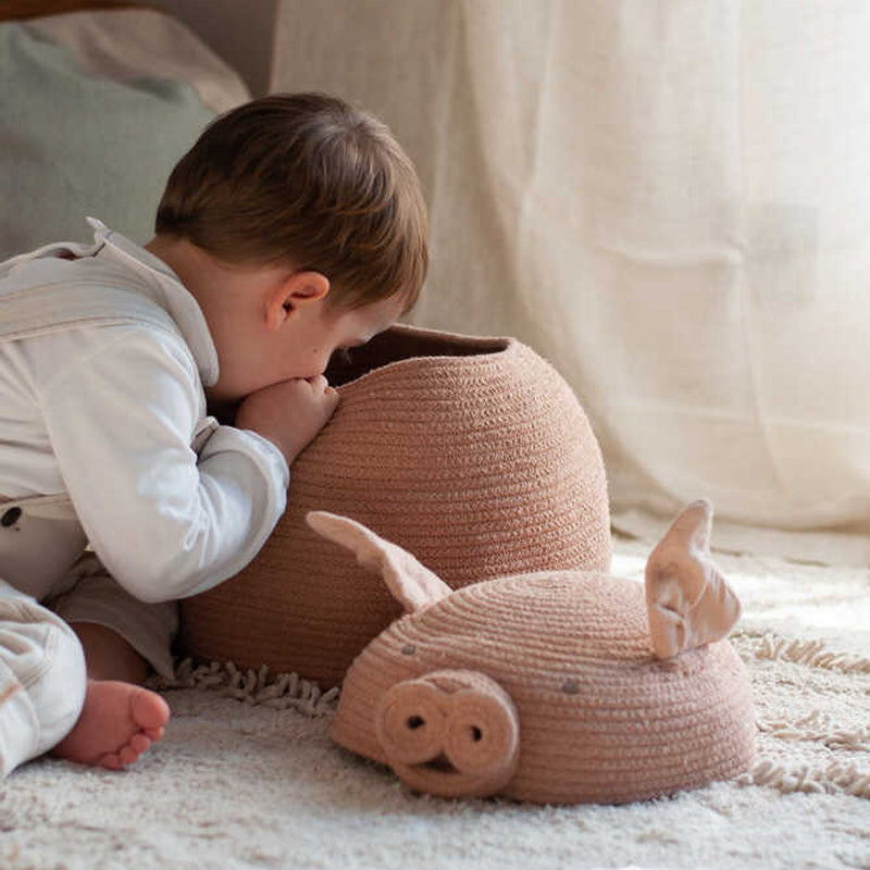 Lorena Canals Korb 'Peggy the Pig' Ø25 x 30cm