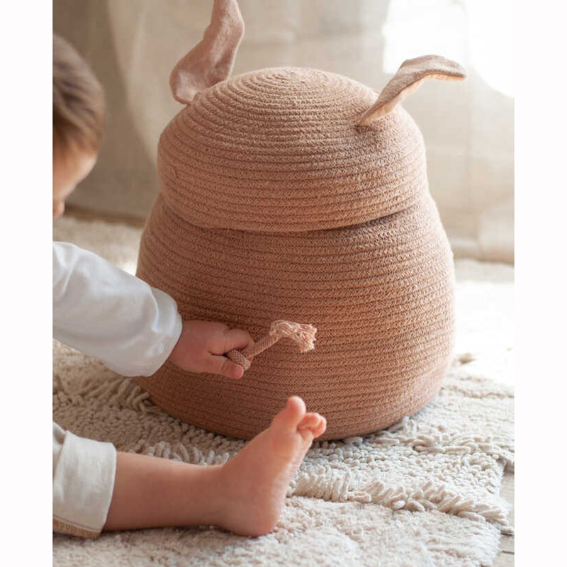 Lorena Canals Korb 'Peggy the Pig' Ø25 x 30cm