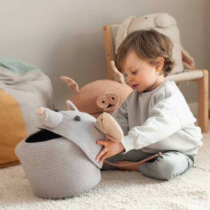 Lorena Canals Korb 'Renata the Rat' Ø25 x 30cm