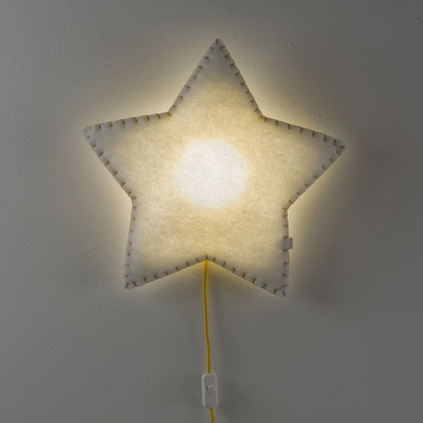 Buokids Wandlampe Softlight Nachtlicht Stern gelb