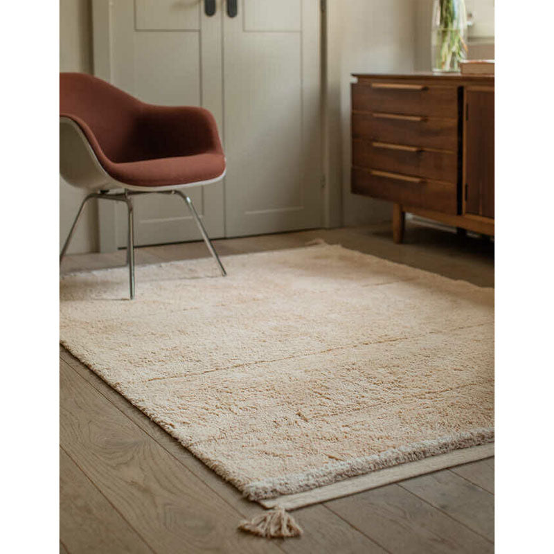 Lorena Canals waschbarer Teppich 'Bloom' gold 140x200cm