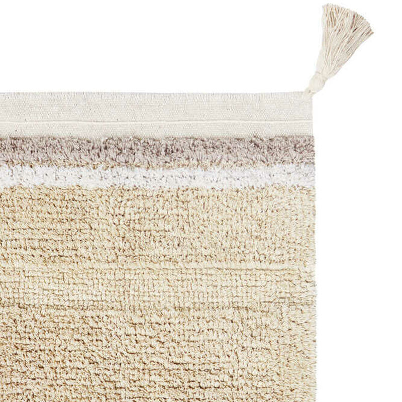 Lorena Canals waschbarer Teppich 'Bloom' gold 90x130cm