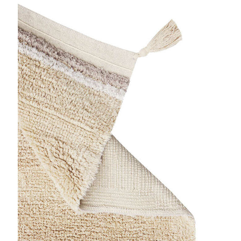 Lorena Canals waschbarer Teppich 'Bloom' gold 90x130cm