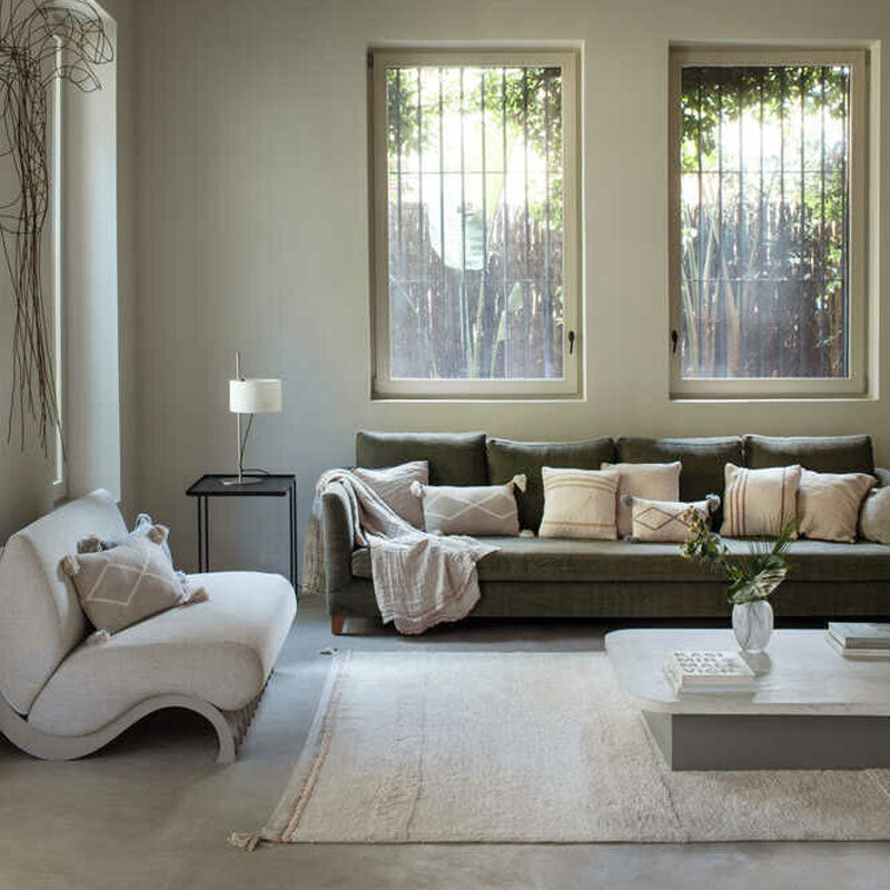 Lorena Canals waschbarer Teppich 'Bloom' natural 200x300cm