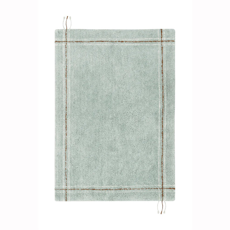 Lorena Canals waschbarer Teppich 'Cloth' blue sage 90x130cm