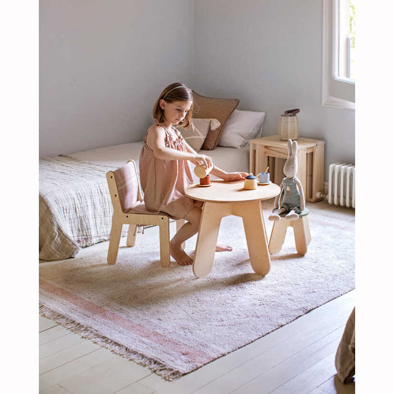 Lorena Canals waschbarer Teppich 'Plate' rose 140x200cm