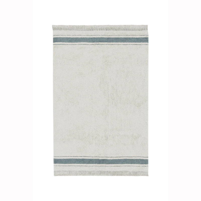 Lorena Canals waschbarer Teppich 'Plate' vintage blue 140x200cm