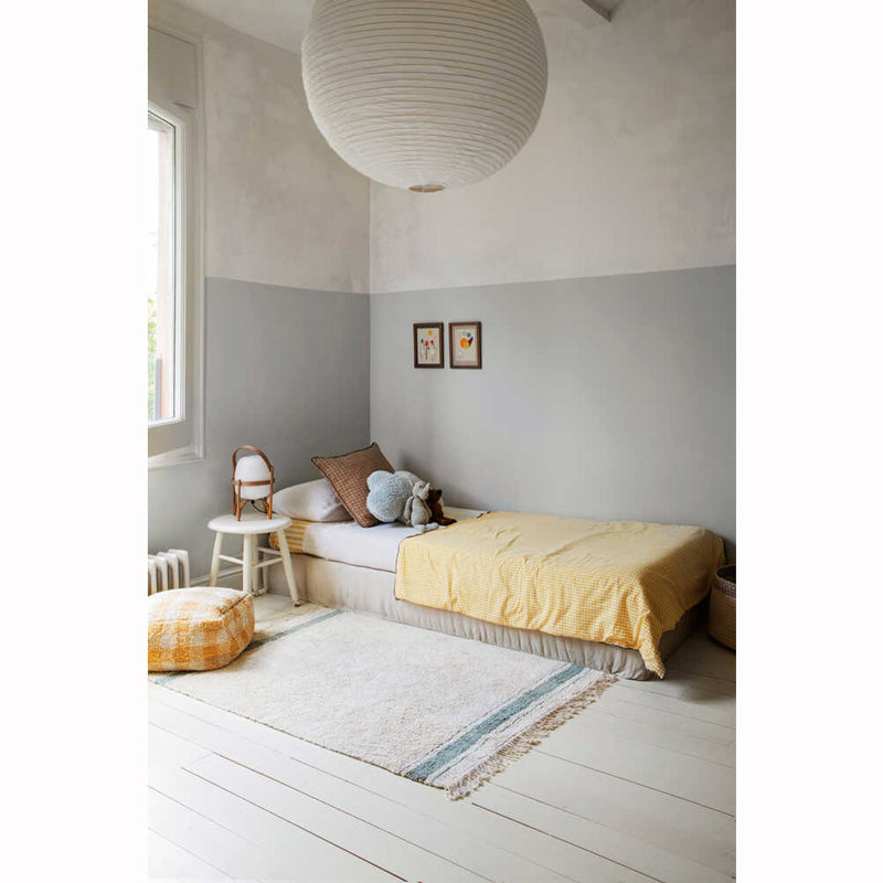 Lorena Canals waschbarer Teppich 'Plate' vintage blue 90x130cm