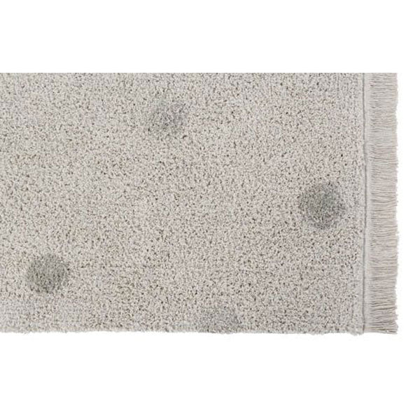 Lorena Canals waschbarer Teppich 'Hippy Dots' in creme/olive 120x160cm