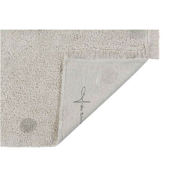 Lorena Canals waschbarer Teppich 'Hippy Dots' in creme/olive 120x160cm