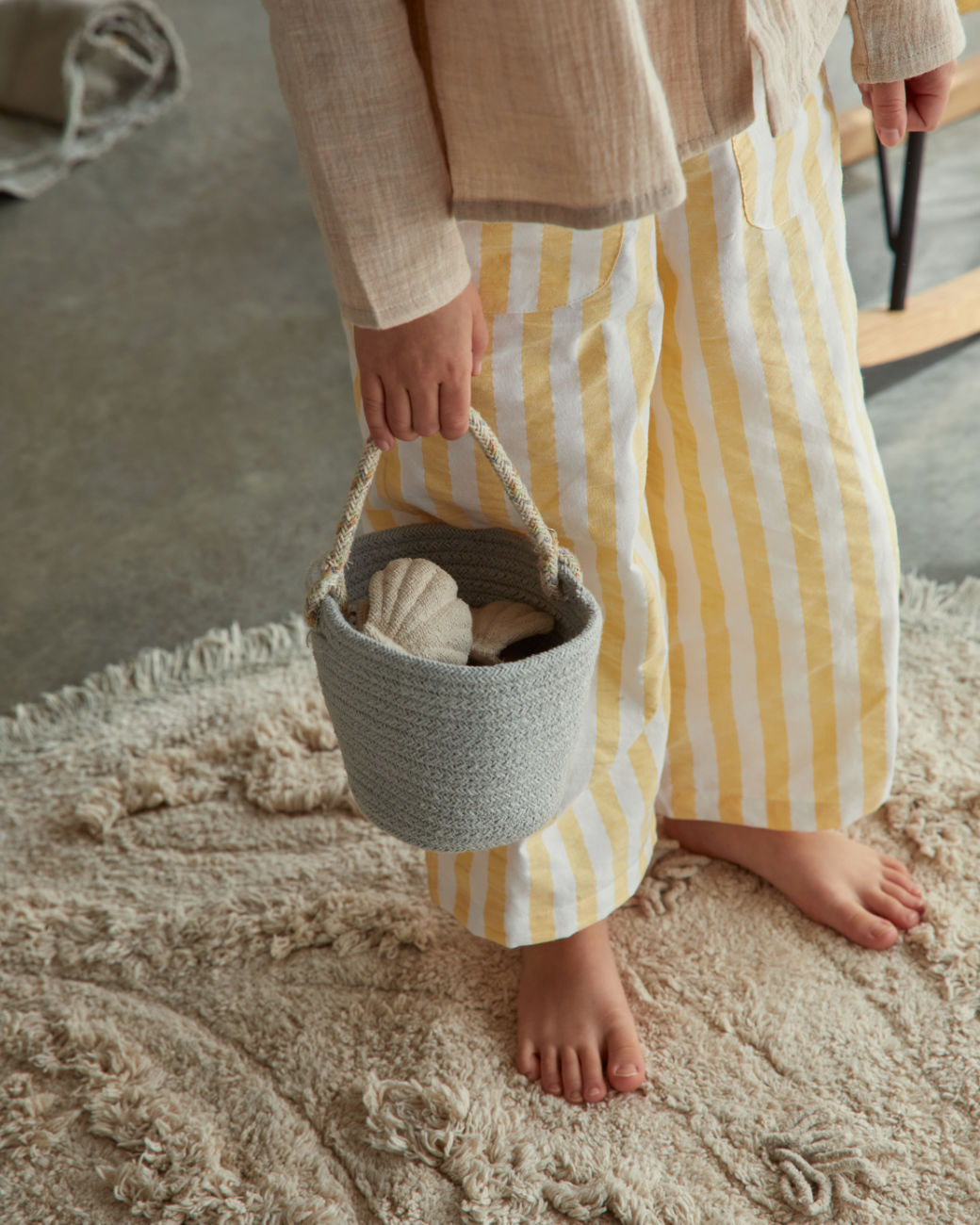 Lorena Canals waschbarer Teppich 'Island' Ø120 cm