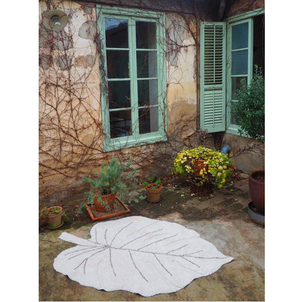 Lorena Canals waschbarer Teppich 'Monstera Leaf' in natur 120x180cm