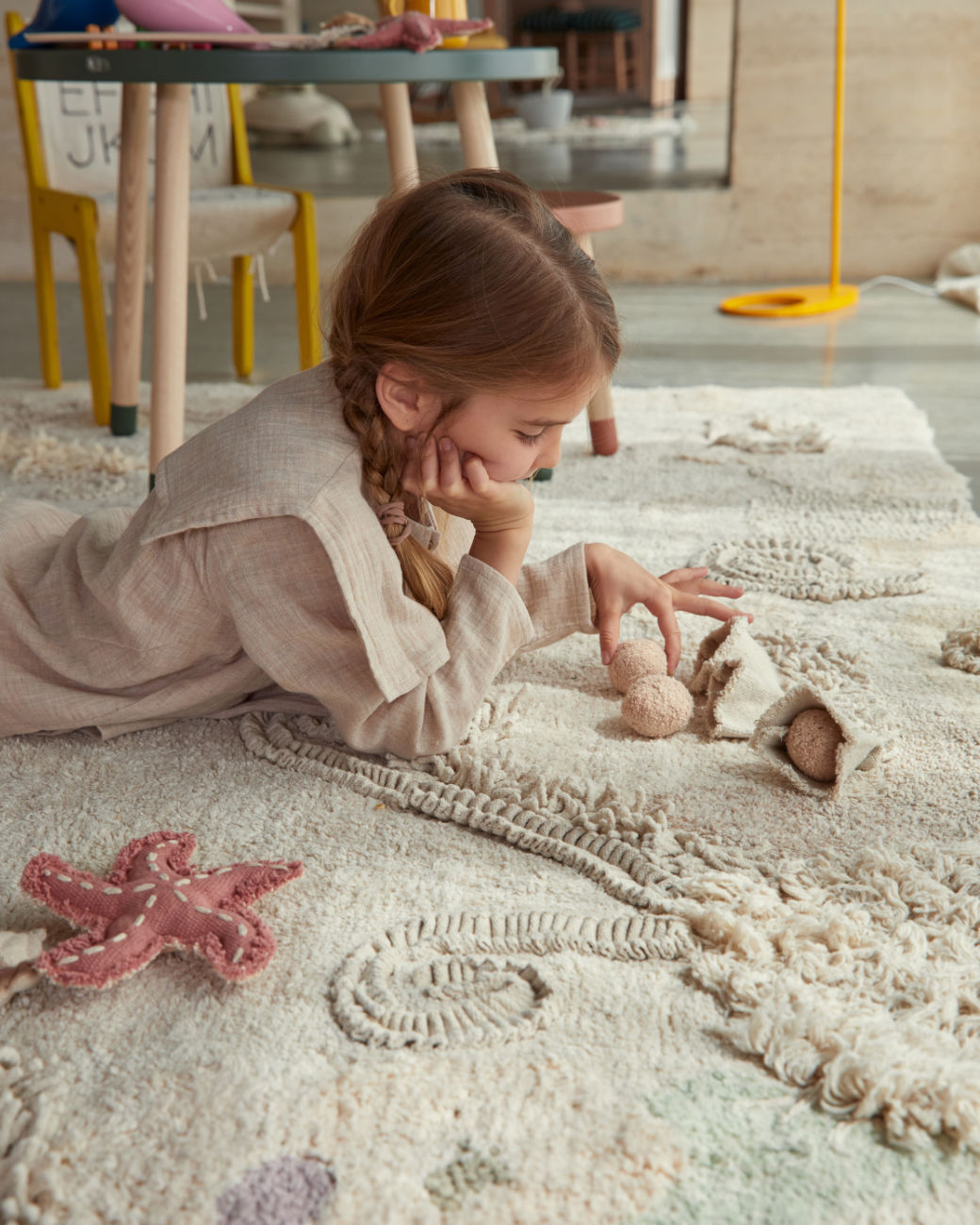 Lorena Canals waschbarer Teppich 'Seabed' 140x200cm