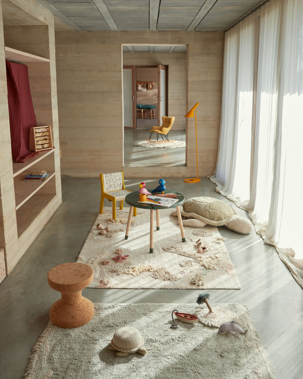 Lorena Canals waschbarer Teppich 'Seabed' 140x200cm