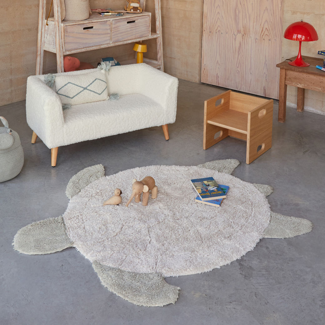 Lorena Canals waschbarer Teppich 'Sea Turtle' 110x130cm